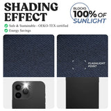 Nyan 100% Blackout Machine Washable Grommet Curtains, Set of 2 Panels