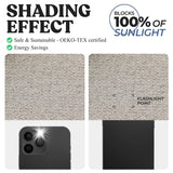 Nyan 100% Blackout Machine Washable Grommet Curtains, Set of 2 Panels