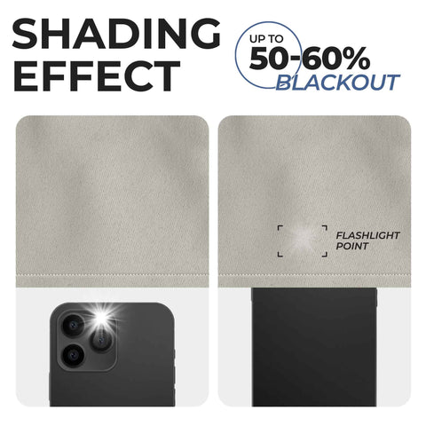 Blackout Window Curtains Solid Room Darkening Washable Set of 2