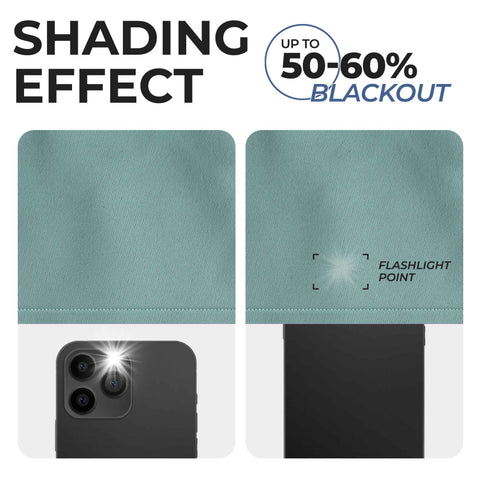 Blackout Window Curtains Solid Room Darkening Washable Set of 2