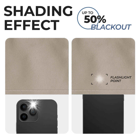 Solid Machine Washable Room Darkening Blackout Curtains, Set of 2
