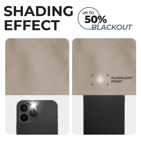 Blackout Window Curtains Solid Room Darkening Washable Set of 2