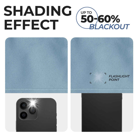Blackout Window Curtains Solid Room Darkening Washable Set of 2