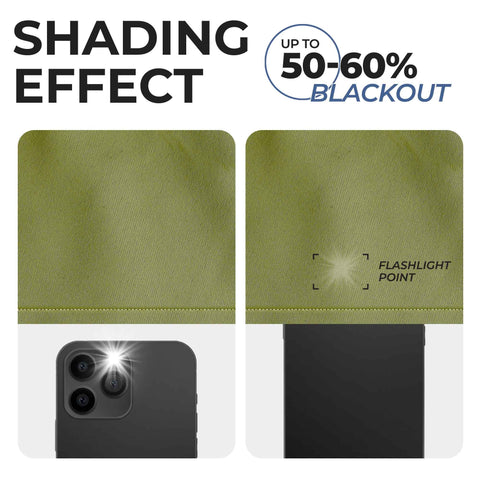 Blackout Window Curtains Solid Room Darkening Washable Set of 2