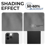 Solid Machine Washable Room Darkening Blackout Curtains, Set of 2