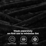 Fleece Plush Medium Weight Fluffy Soft Solid Decorative Blanket