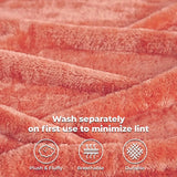 Fleece Plush Medium Weight Fluffy Soft Solid Decorative Blanket