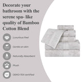 Rayon from Bamboo Cotton Blend Luxury Assorted 18 Piece Towel Set