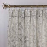 Leaves Room Darkening Back Tabs Blackout Curtain Panels, Set of 2