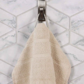 Napa Zero Twist Cotton Solid Waffle Honeycomb Hand Towel Set of 6