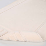 Leo Cotton Solid Modern Absorbent Heavy Washable Bath Mat Set of 2