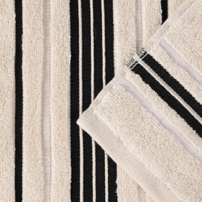 Sadie Zero Twist Cotton Solid Absorbent 3 Piece Towel Set