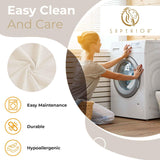 Milan Cotton Textured Jacquard Striped Lightweight Woven Blanket