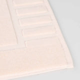 Leo Cotton Solid Modern Absorbent Heavy Washable Bath Mat Set of 2