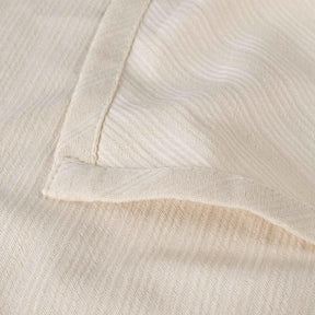 Milan Cotton Textured Jacquard Striped Lightweight Woven Blanket