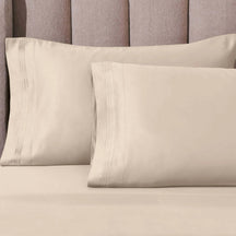 1000 Thread Count Egyptian Cotton Solid Pillowcase Set