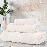 Smart Dry Zero Twist Cotton Medium Weight 3 Piece Assorted Towel Set