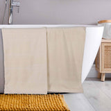 Chevron Zero Twist Solid and Jacquard Soft Cotton Bath Sheet Set of 2