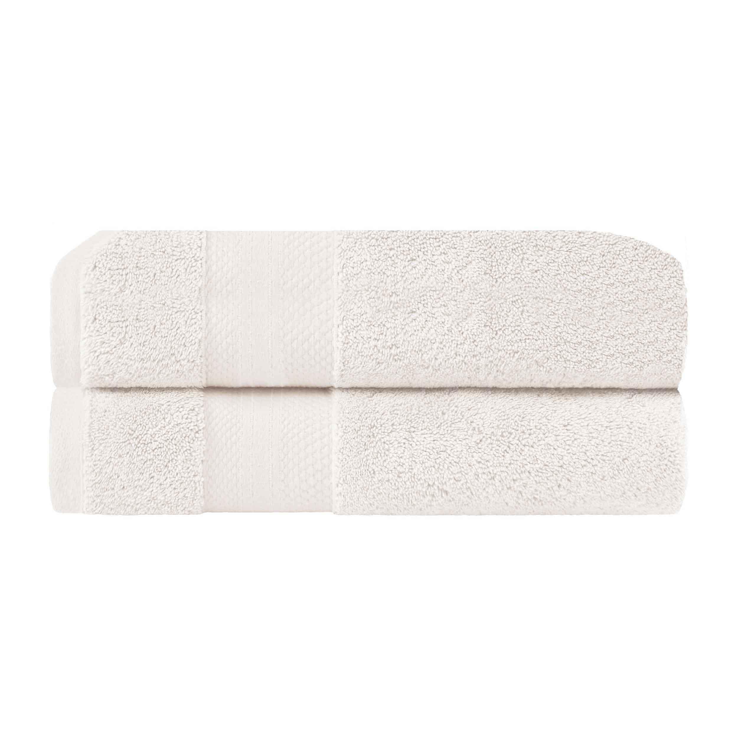 Aria Turkish Cotton Heavyweight Solid Absorbent 2 Piece Bath Towel Set