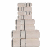 Egyptian Giza Cotton Plush Soft Towel Set 8 Piece