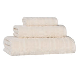 Mika Smart Twist Viscose Cotton Blend Textured Ribbed 3 Piece Set