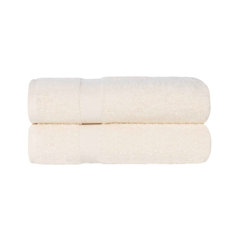 Cotton Eco-Friendly Bathroom Essentials 2 Piece Bath Sheet Set