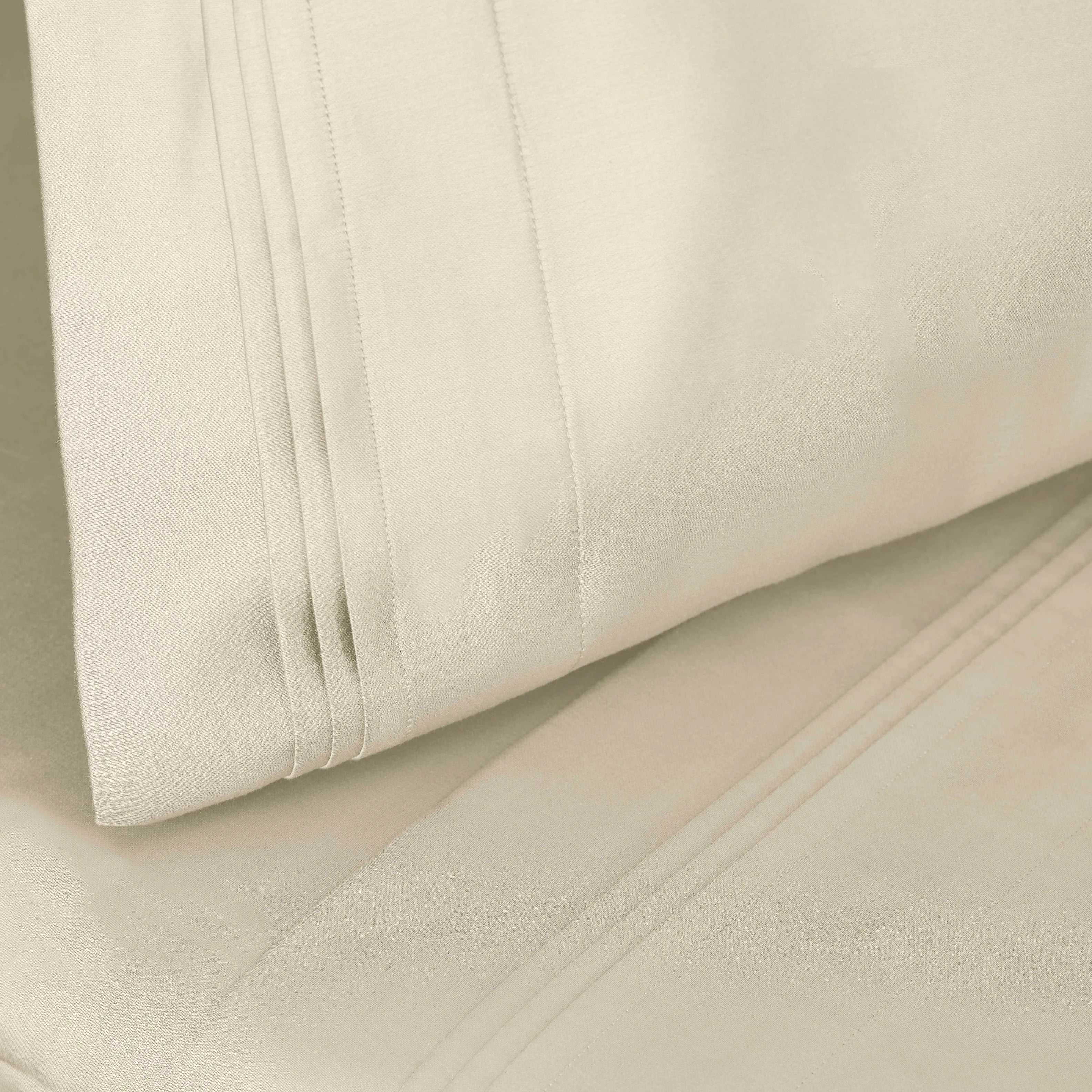 1000 Thread Count Egyptian Cotton Solid Pillowcase Set