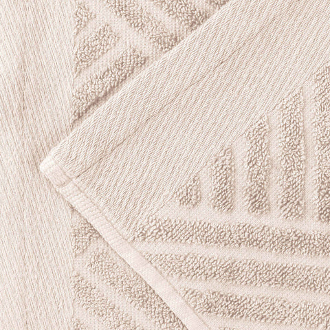 Egyptian Cotton Basketweave Towel Set 6 Piece