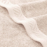 Basketweave Egyptian Cotton Solid 3 Piece Assorted Towel Set