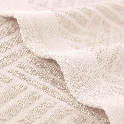 Egyptian Cotton Basketweave Towel Set 6 Piece