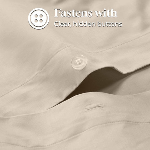 1200 Thread Count Egyptian Cotton Solid Duvet Cover