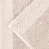 Basketweave Egyptian Cotton Solid 3 Piece Assorted Towel Set