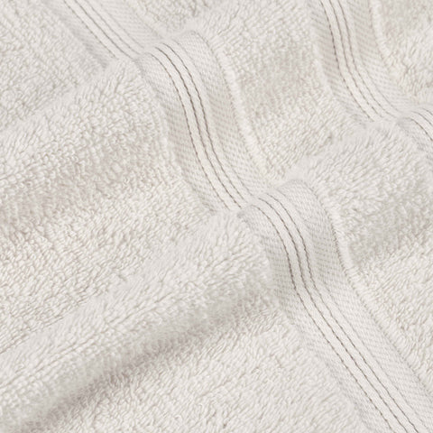 Zero Twist Cotton Medium Weight Bath Towel Set of 4