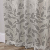 Leaves Room Darkening Washable Blackout Curtain Panels, Set of 2