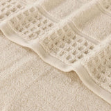 Napa Zero Twist Cotton Solid Waffle Honeycomb Bath Sheet Set of 2