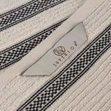 Brea Zero-Twist Cotton Ribbed Face Towel Set 12 Piece