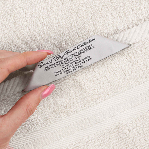 Zero Twist Cotton Medium Weight Bath Towel Set of 4