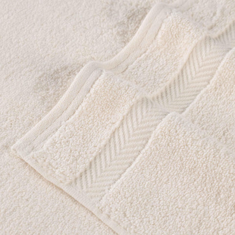 3 Piece Zero Twist Cotton Towels Soft Absorbent