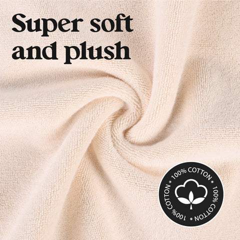 Leo Cotton Modern Absorbent Heavy Washable Bath Mat Set of 2