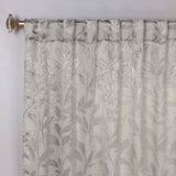 Leaves Room Darkening Back Tabs Blackout Curtain Panels, Set of 2
