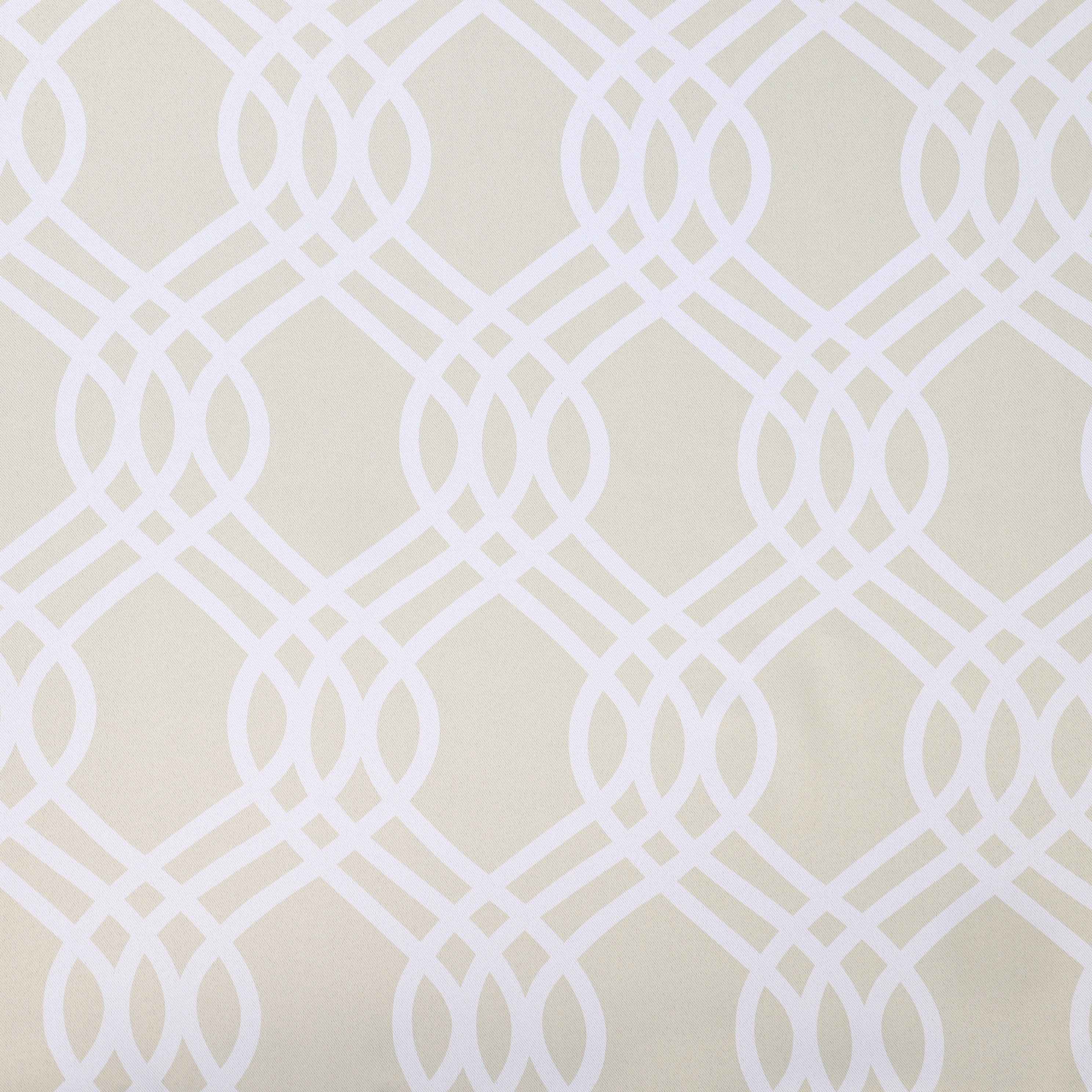 Ribbon Trellis Washable Room Darkening Blackout Curtains, Set of 2