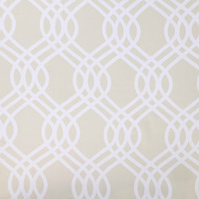 Ribbon Trellis Washable Room Darkening Blackout Curtains, Set of 2