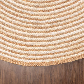 Braided Jute Reversible Round Indoor Outdoor Area Rug