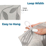 Leaves Room Darkening Washable Blackout Curtain Panels, Set of 2