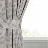 Leaves Room Darkening Washable Blackout Curtain Panels, Set of 2