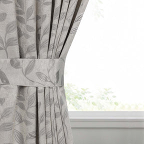 Leaves Room Darkening Washable Blackout Curtain Panels, Set of 2