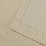 Classic Modern Solid Room Darkening Blackout Curtain Panels, Set of 2