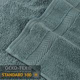 Zero Twist Cotton Solid Ultra-Soft Absorbent Hand Towel Set of 6