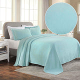 Jacquard Matelassé Paisley Cotton Bedspread Set