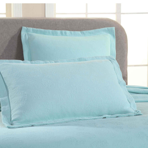 Lightweight Cotton Bedspread Set 3-Piece Paisley Jacquard Matelassé